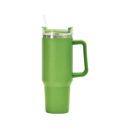 40oz Insulated Travel Mug with Straw and Handle 1200 ml